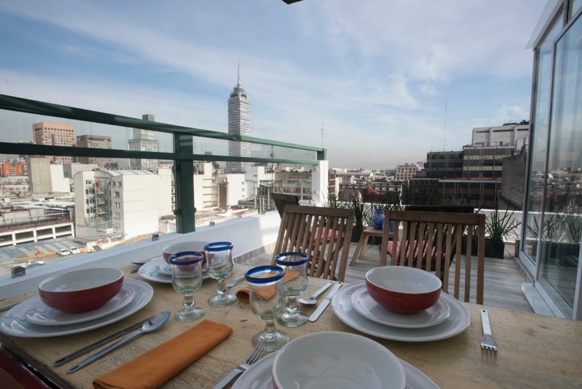Апартаменты Duplex/Terraza Privada En Corazon Centro Historico Мехико Экстерьер фото